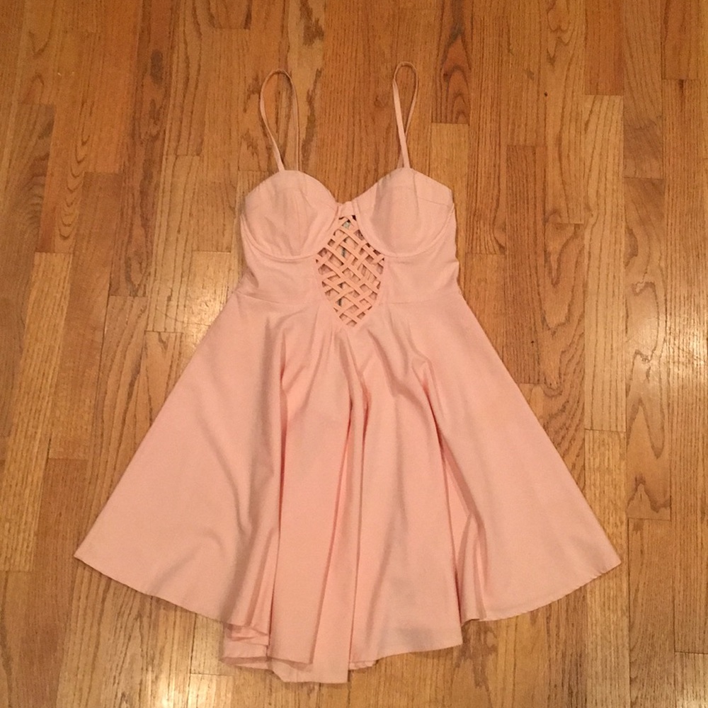 Pink party dress